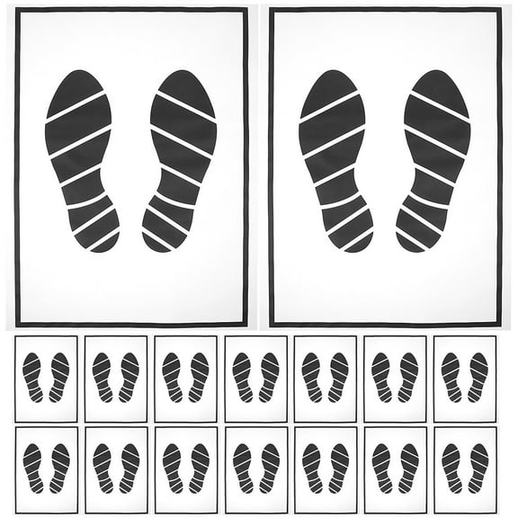 25 pcs Disposable Car Foot Mats Portable Paper Vehicle Foot Pads for Protection