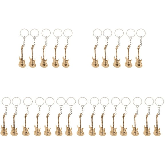 25 pcs  Musical Instrument Keychains Decorative Key Rings Keychain Accessories,