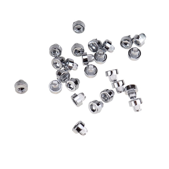 25 pcs/set 6.3mm Universal Plastic Car Wheel Rivets Nuts Studs Bolts Rivets For Rim Lip Decoration Replacement Car Wheel Rivets
