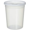25 sets 32oz plastic soup/Food container with lids