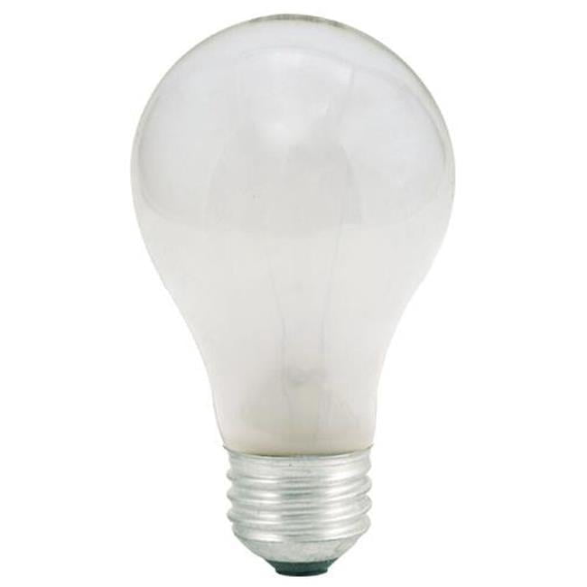 25 watt Dimmable Frost A19 Incandescent Light Bulbs with E26 Medium Base & 2700K Light - Warm White - Pack of 25