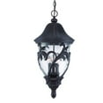 thumbnail image 1 of 25 x 11.75 x 11.75 in. Capri 3-Light Black Coral Hanging Light, 1 of 1