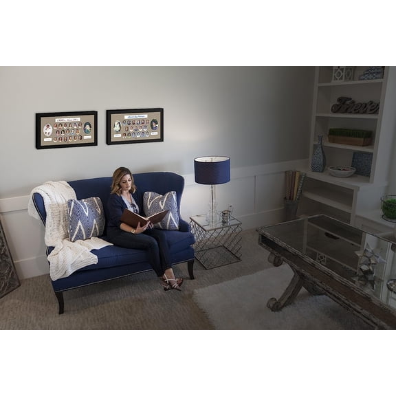 25" x 14" (B-18) Picture Frame, School Years Picture Frame K-12 (Mocha)