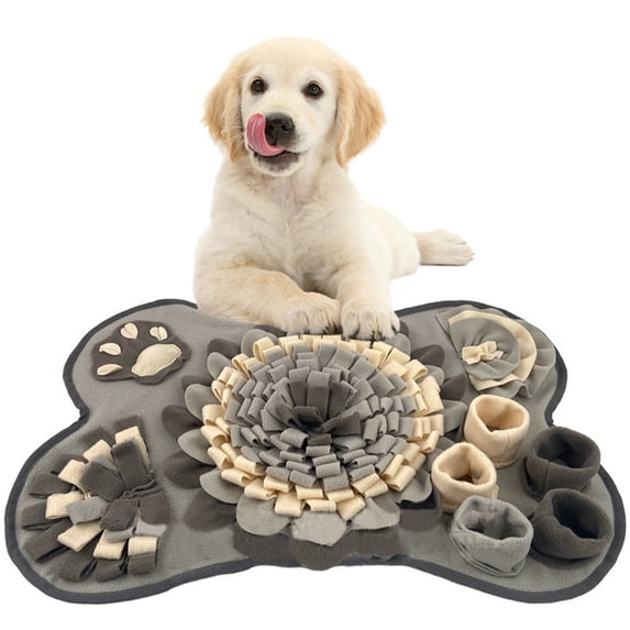 25 x 17 InchesDog Snuffle Mat for Training Foraging Feeding Mat Washable Pet Puzzle Toy for Small Medium Dogs Cats Durable Material Style A