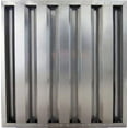 thumbnail image 1 of 25" x 20" x 2" Stainless Steel Commercial Kitchen Exhaust Hood Filter Stainless Steel Construction Drop Handles Helps to Prevent The Risk of Grease Fires, 1 of 2