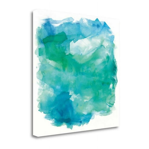 25" x 25" Sea Glass By Schick Mike - Wall Art Print on Canvas Fabric Multi-Color