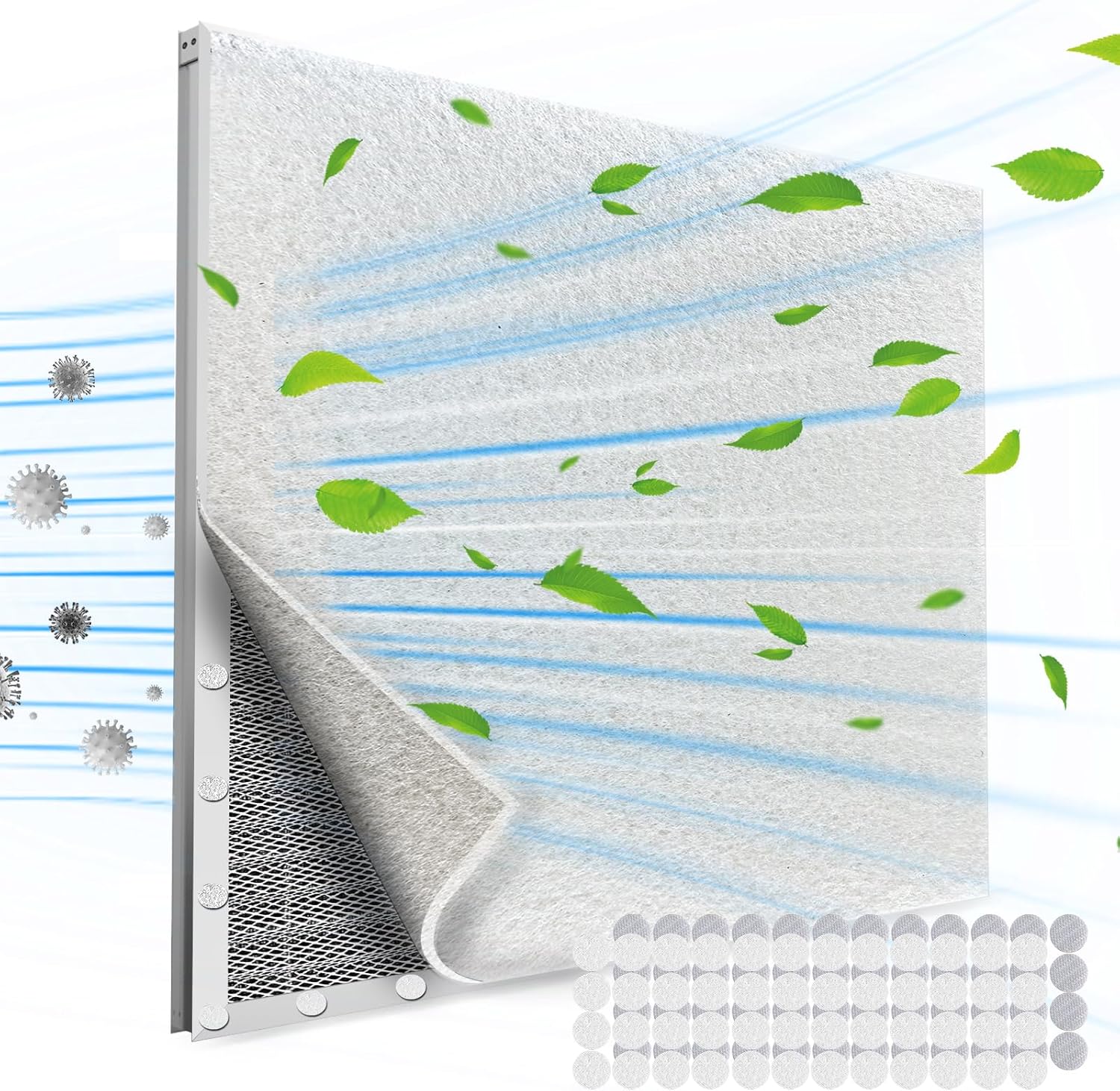 25 x 60 Inch DIY Cut to Size Material for AC/HVAC Furnace Filter and