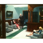 25x20 Fine Art Quality Poster Hotel Lobby by Edward Hopper at the Indianapolis Museum of Art