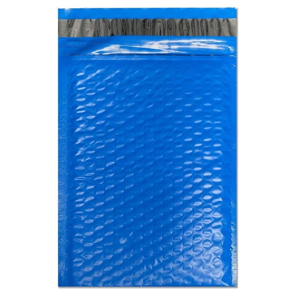 250#0 Blue 6x10 Bubble Mailers Padded Envelopes Bags Self-Seal VM, 6.25" x 9"