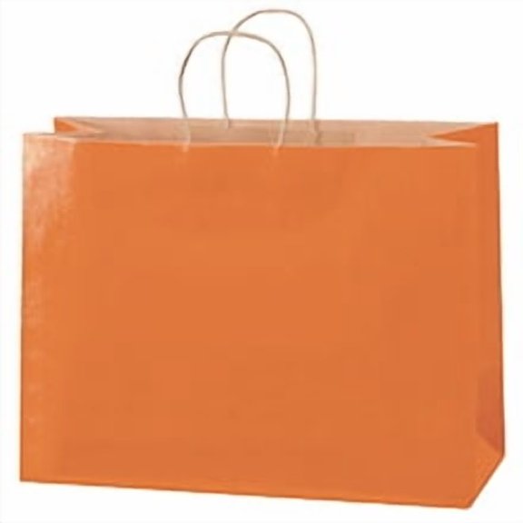 250-16 x 6 x 12" Orange Tinted Shopping Bags