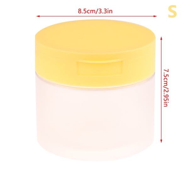 250/300/350 Ml Makeup Remover Cotton Cream Jar Lid Body Lotion Scrub Jar Cosmetic Container Travel Portable Bottle With Tweezers