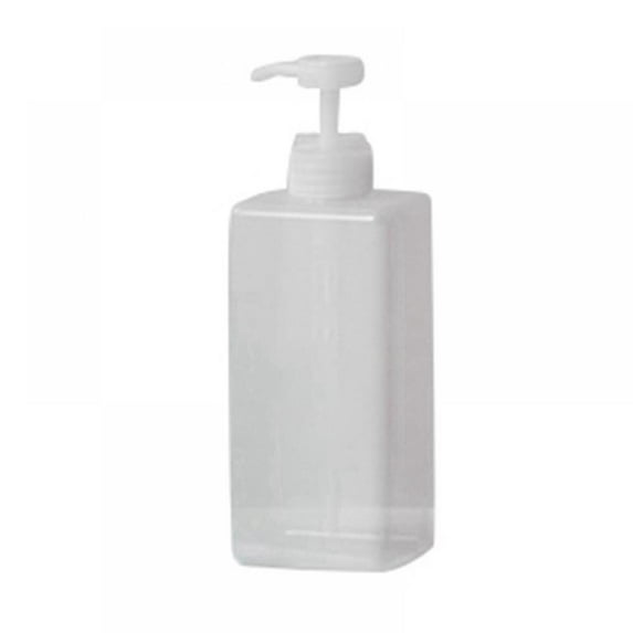 250/450/650ml Modern Square Plastic Refillable Foaming Hand Soap Dispenser Pump Bottle for Bathroom Vanities or Kitchen Sink, Countertops