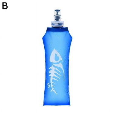 250/500ML TPU Folding Soft Flask Sports Water Bottle Camping For Running A5E0