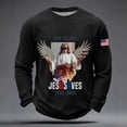 thumbnail image 1 of 250 American Anniversary Shirt Men's Long Sleeve Tops American Flag Graphic Tshirt Mens Freedom USA Flag, 1 of 3