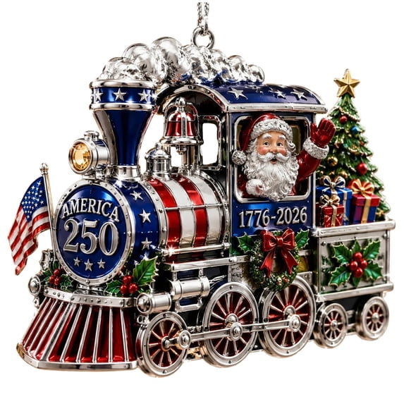 250 Anniversary Christmas Ornament,Patriotic 250th Anniversary Decor,Christmas Decorations,Usa 1776-2026 Keepsake,250th Anniversary Christmas Tree Ornament for Home, Stocking Stuffers