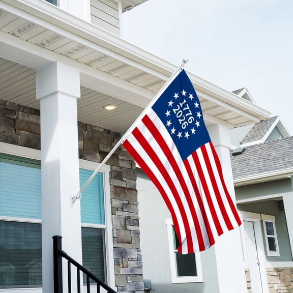 250 Anniversary Flag 3x5 Ft America National Flag, 1776 2026 Stars and Stripes Blue Red Flag, Patriotic Outdoor Lawn Garden Decor