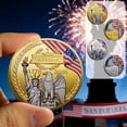 thumbnail image 1 of 250 Anniversary Keepsake, USA 250th Anniversary Commemorative Keepsake, 1776-2026 Patriotic Decorative Figurine Ornaments, Historical Collectible Room Showcase Decoration, 1.6In, 1 of 7