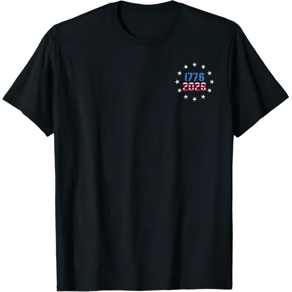 250 Anniversary Pocket Usa 250Th American Flag 250 Years T-Shirt All Size S-5Xl