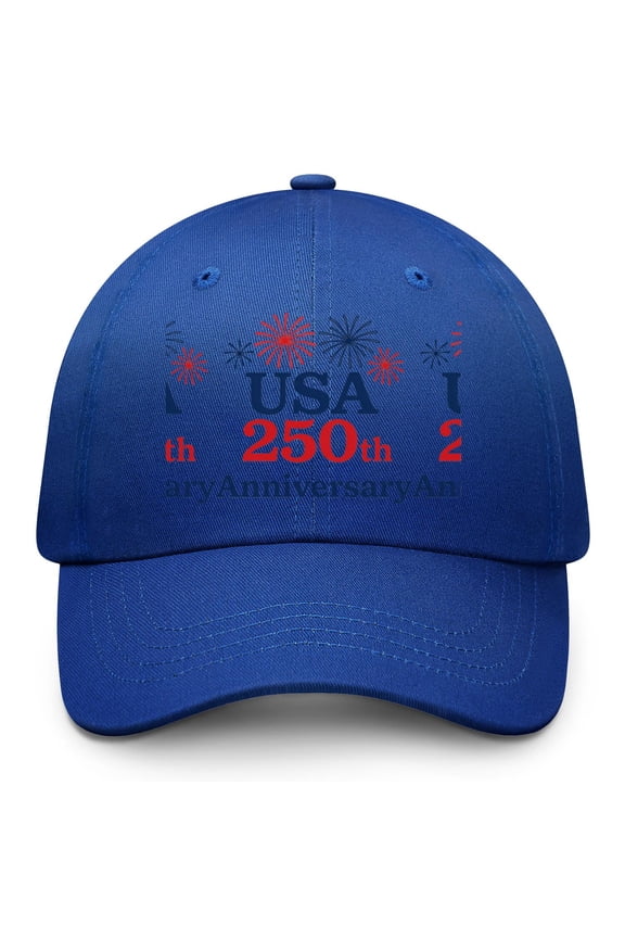 250 Anniversary USA 1776-2026 America Patriotic Eagle Liberty Cross Printed Pattern Baseball Cap Adjustable Snapback Hat for Men Women