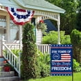 thumbnail image 1 of 250 Anniversary USA Flag, 3 Ply Durable Double Sided 250th USA Garden Flag- Fade Resistant Outdoor Decor for Garden & Porch, 12 x18 In Outdoor Banner Decorations, 1 of 6
