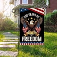 thumbnail image 1 of 250 Anniversary USA Flag Garden Flag Patriotic Banner Double-Sided with Eagle Design, 1776-2026 Commemorative 12*18in A, 1 of 5