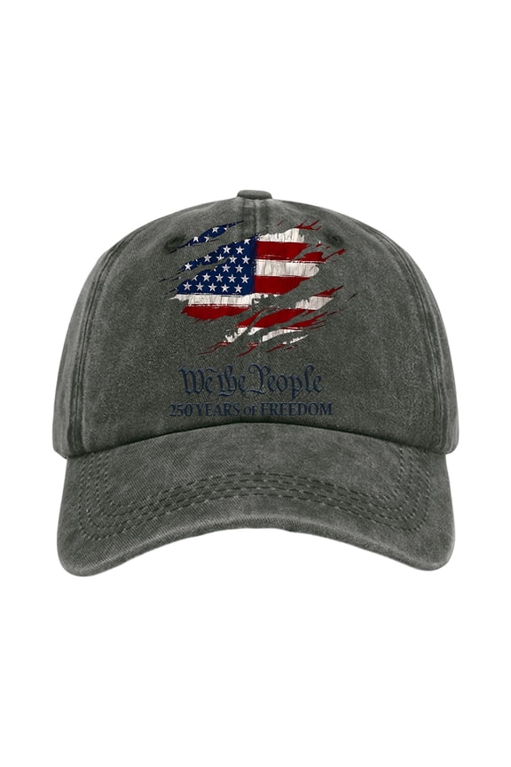 250 Anniversary USA Hat 1776-2026 Embroidery Liberty Patriotic Baseball Cap Adjustable 250th Anniversary USA Hat,Camouflage Green