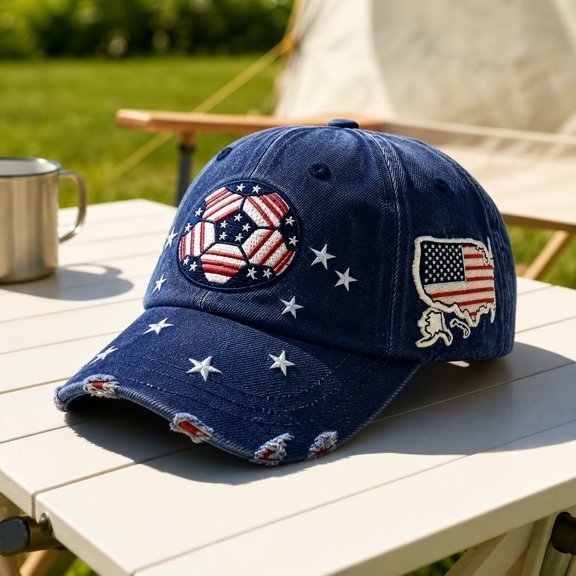 250 Anniversary USA Hat, 1776-2026 Flag Vintage Washed Baseball Cap, Adjustable Casual Hat, Patriotic Distressed Style for Men Women Outdoor Sporting Events Collectors