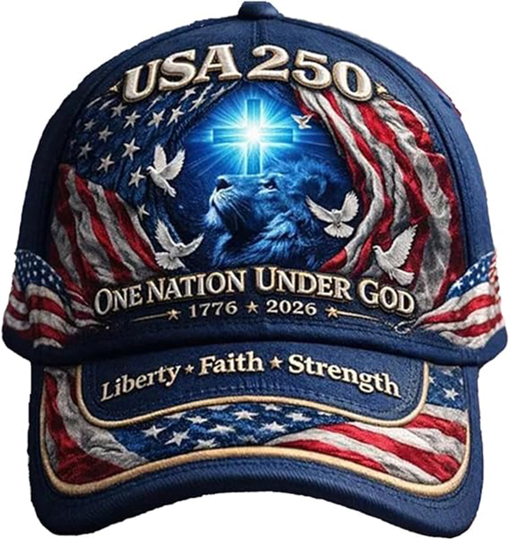 250 Anniversary USA Hat - 250 Year 1776-2026 American Patriots Hat ...