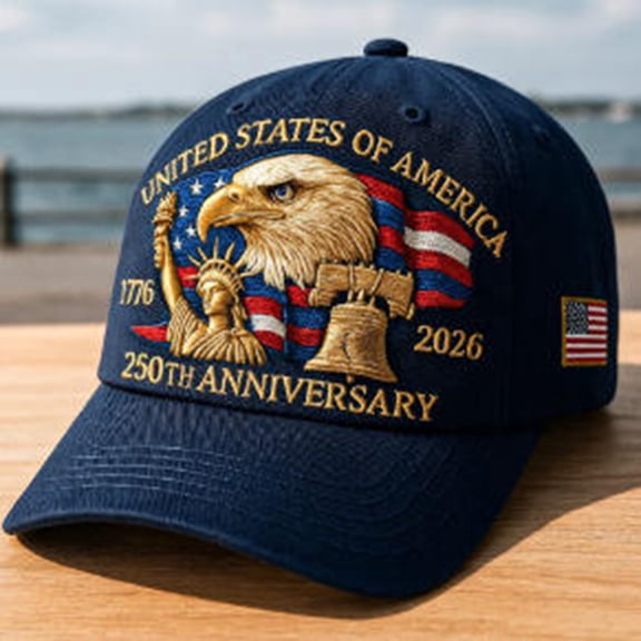 250 Anniversary USA Hat - 250 Year 1776-2026 American Patriots Hat, Retro US 250th Anniversary Casual Cap for Men Women Gifts