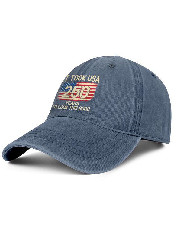 250 Anniversary USA Hat Adjustable 250th Anniversary USA hat 1776-2026 Baseball Cap