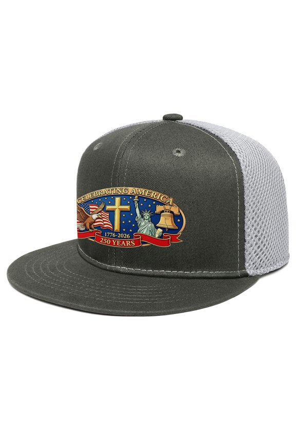 250 Anniversary USA Hat, USA Baseball Cap 1776-2026 American Eagles Hat Patriotic Hats for Men Women