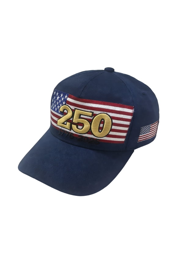 250 Anniversary USA Hat for Women Men,250th Anniversary Semi Quincentennial Baseball Cap,Adjustable USA Independence Day Hat,Classic Outdoor Sports Cap for 4th of July Parade, America 250 Merchandise