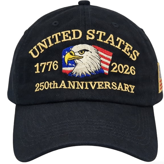 250 Anniversary USA Hat for Men Women 250th Anniversary Hat in American Eagle Flag Baseball Cap Adjustable Patriotic Hats