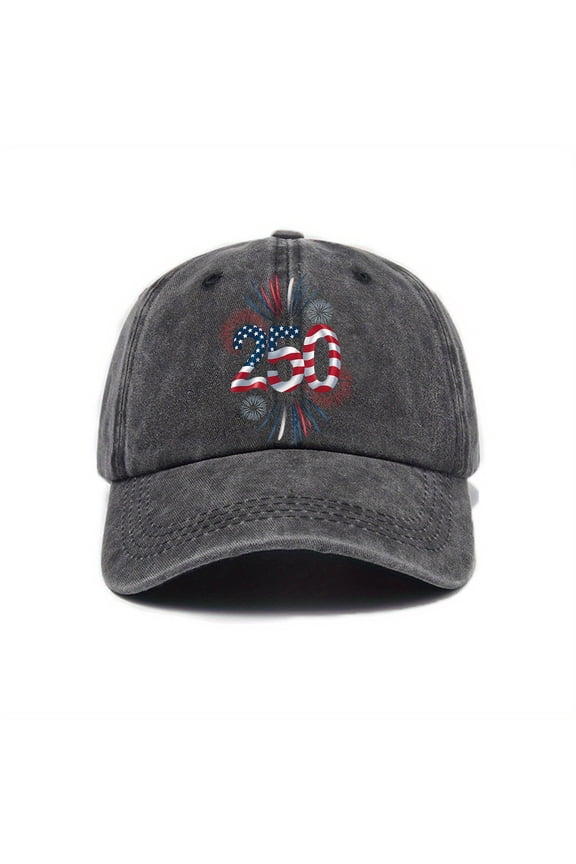 250 Anniversary USA Hat for Men Women Commemorative Patriotic Adjustable Retro Baseball Cap