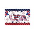thumbnail image 1 of 250 Anniversary USA Rustic/Lodge Red White Blue Patriotic American Flag Placemat for 4th of July Party Farmhouse Table Decor, 1 of 6
