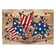 thumbnail image 1 of 250 Anniversary USA Rustic/Lodge Red White Blue Patriotic Star Placemat for 4th of July Party Farmhouse Table Decor, 1 of 6