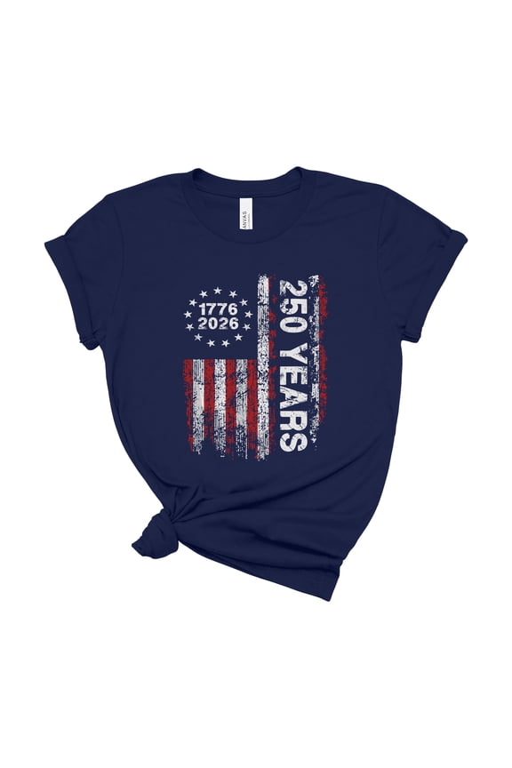 250 Anniversary USA Shirt, 250 Years American Independence Tee Women and Men