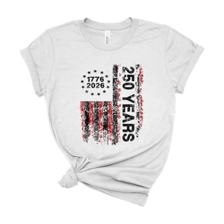 250 Anniversary USA Shirt, 250 Years American Independence Tee Women and Men