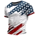 thumbnail image 1 of 250 Anniversary USA Shirt Crewneck Pullover Tops Men's Tshirts Shirts Short Sleeve T Shirt, Crew Neck Tee, 1 of 3