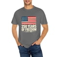 thumbnail image 1 of 250 Anniversary USA Shirt Men 4th of July Shirts 1776-2026 250th Birthday T-Shirt Patriotic Shirts Tops, OdeJous T-Shirt Dark Gray, M, 1 of 4