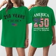 thumbnail image 1 of 250 Anniversary USA Shirts for Women Freedom Shirt American Flag Graphic Tees Casual Crew Neck Tshirt, 1 of 5