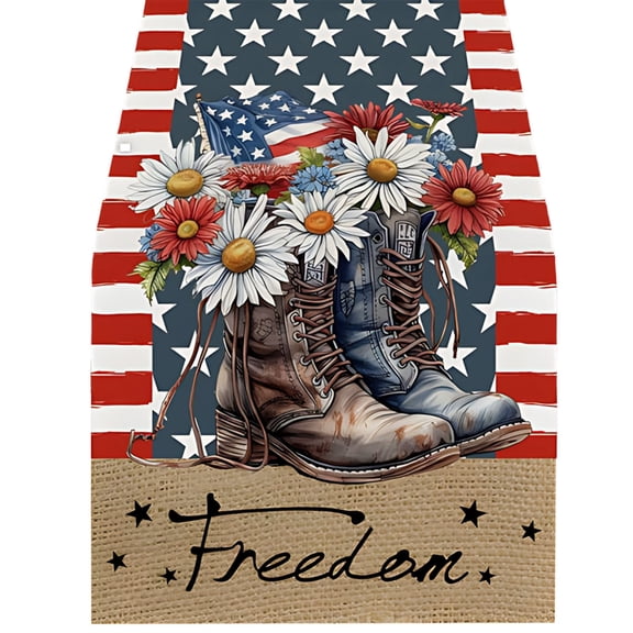 250 Anniversary USA Table Flag American Flag Garden Flag Americans Independence Day Table Flag Americans-style Dining Table Coffee Table Nationals Day Decorative Table Cabinet Table Flag