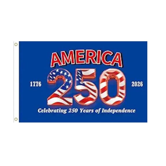 250 Anniversary Usa Flag 3x5 FT America 250 Merchandise 250 Years America Flag,Usa 250th Anniversary Patriotic Banner, 1776-2026 Independence Celebration, Indoor Outdoor Display,Single, A