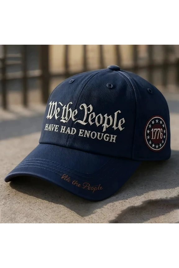 250 Anniversary Usa Hat 250 Year American Anniversary Hat Letter Embroidery Printed Hat Unisex Retro Washed Patriotic Baseball Cap, Navy