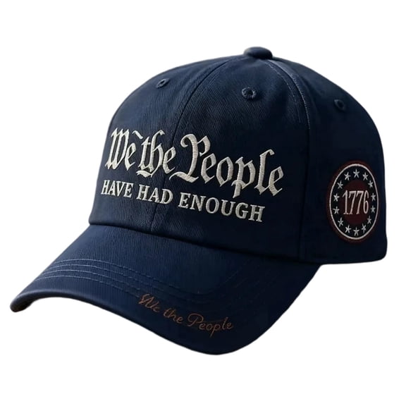 250 Anniversary Usa Hat,250 Year American Anniversary Hat,Vintage 250th Anniversary USA Hat We The People Have Had Enough Baseball Cap,Declaration Of Independence Hat(Dark Blue)