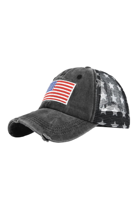250 Anniversary Usa Hat Vintage Distressed Baseball Cap for Men Women, Retro Washed Trucker Mesh Hat with Adjustable Strap, Patriotic 1776-2026 Semi Quincentennial Gift for 4th of July Parade