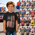 thumbnail image 1 of 250 Anniversary Usa Shirt Kids Graphic Anniversary Tee Soft Casual Print Shirt Girls 4Th of July Shirt Black 2-3 Years, 1 of 5