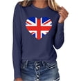 thumbnail image 1 of 250 Anniversary Usa Shirt Women Casual Fashion Loose Fit T Shirt Comfortable Soft Basic Tee For Everyday Wear, 1 of 4