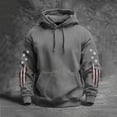 thumbnail image 1 of 250 Anniversary Usa Waffle Hoodie, 250th Birthday Of America Hoodies, America 250 Flag Printed Hoodie, 1 of 2