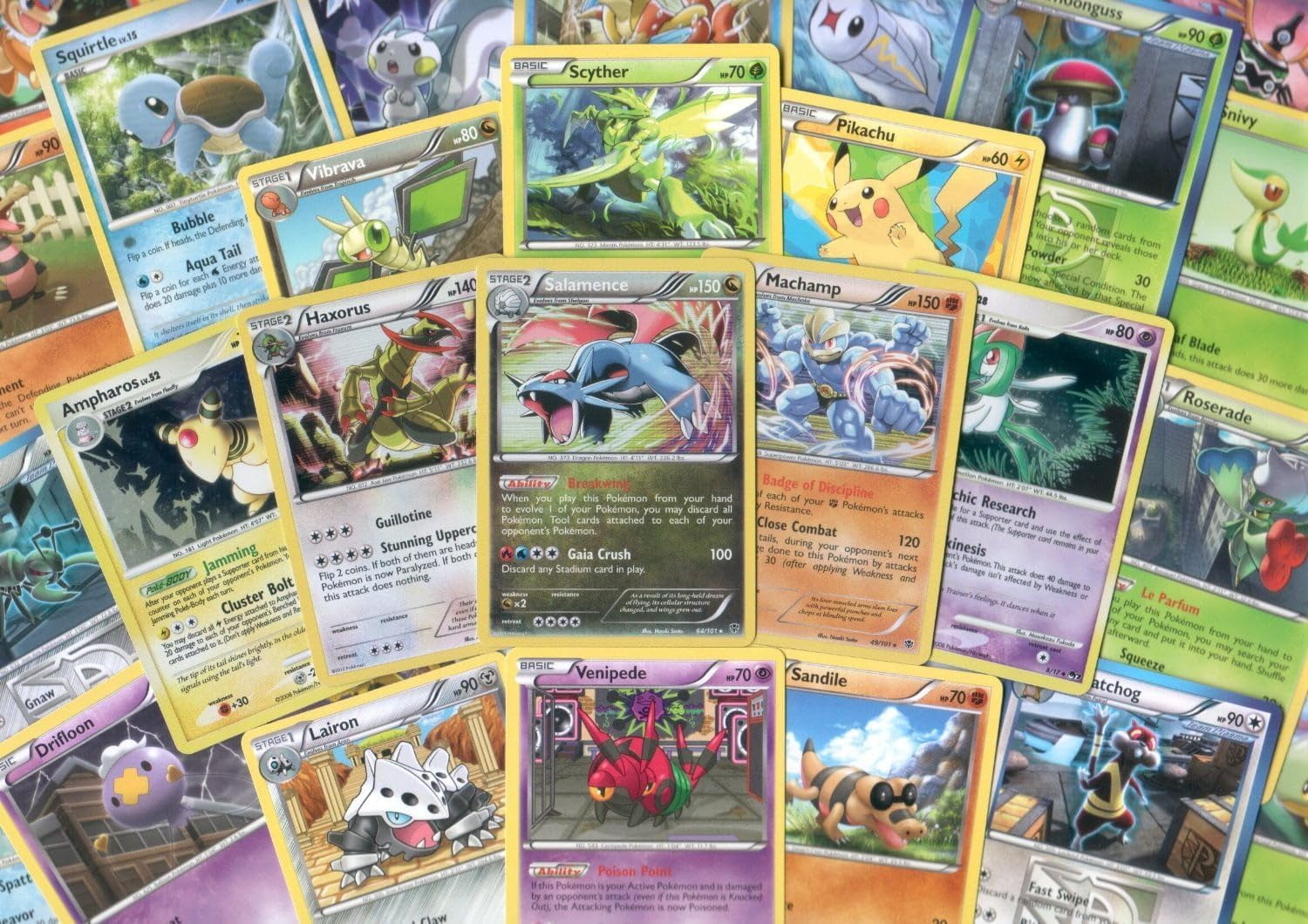 250 Assorted Pokemon Cards with Rares and Foils